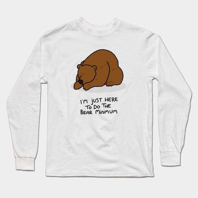 Grumpy Bear Long Sleeve T-Shirt by grumpyanimals